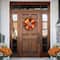 24" Autumn Harvest Peony, Mum & Feather Thanksgiving Wreath, Unlit
